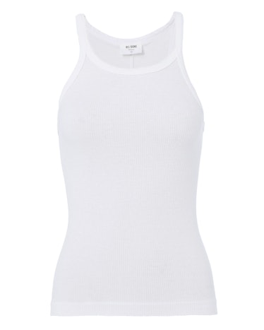 RE/DONE white tank top