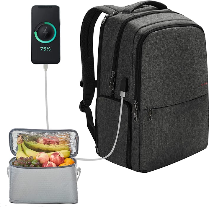 SLOTRA Laptop Backpack with Lunch Box