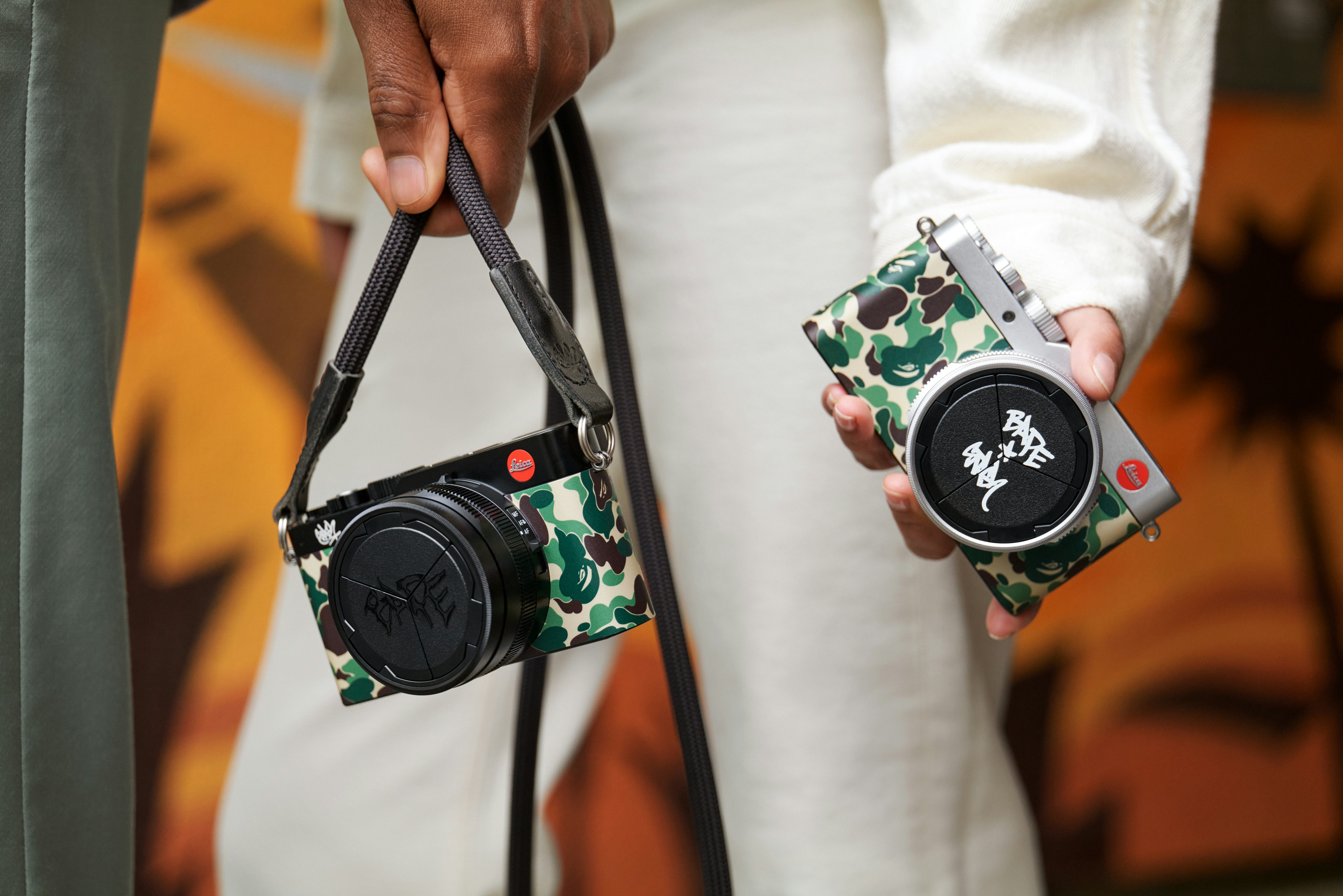 Leica collab with Bape and Stash