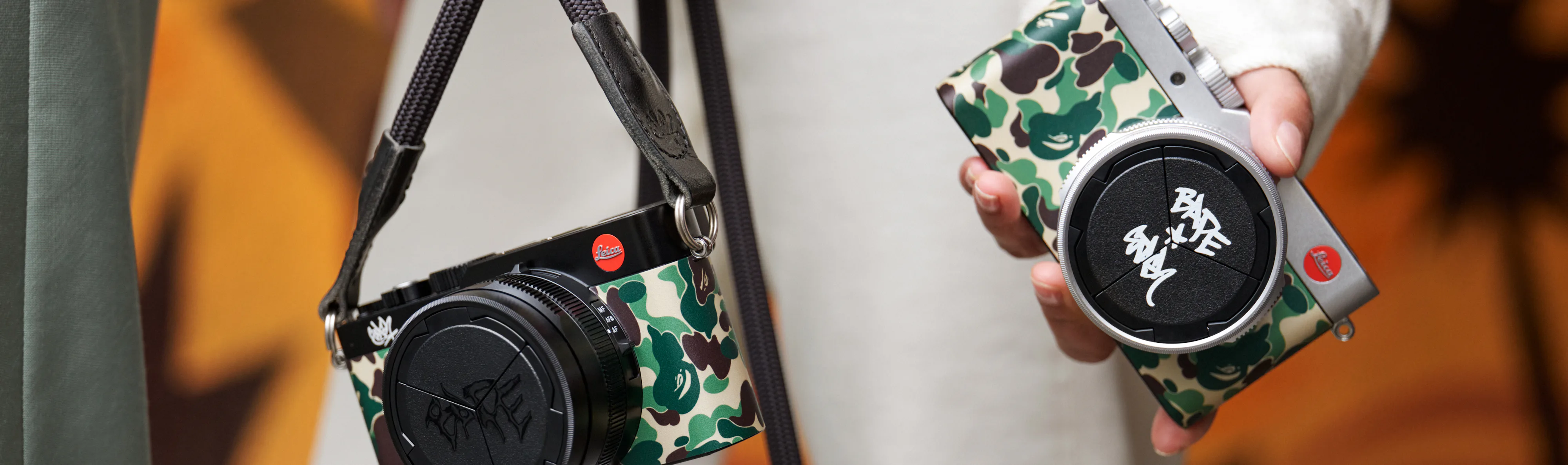 Mini Camera Bape Leica’s collab with Bape brings us a camo-clad camera