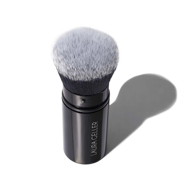 laura geller retractable airbrush kabuki brush is the best travel size bronzer brush