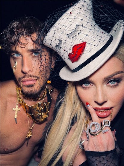 Steven Klein and Madonna celebrating her 64th birthday