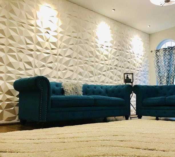 Art3d Textured 3D Wall Tiles (12-Pack)