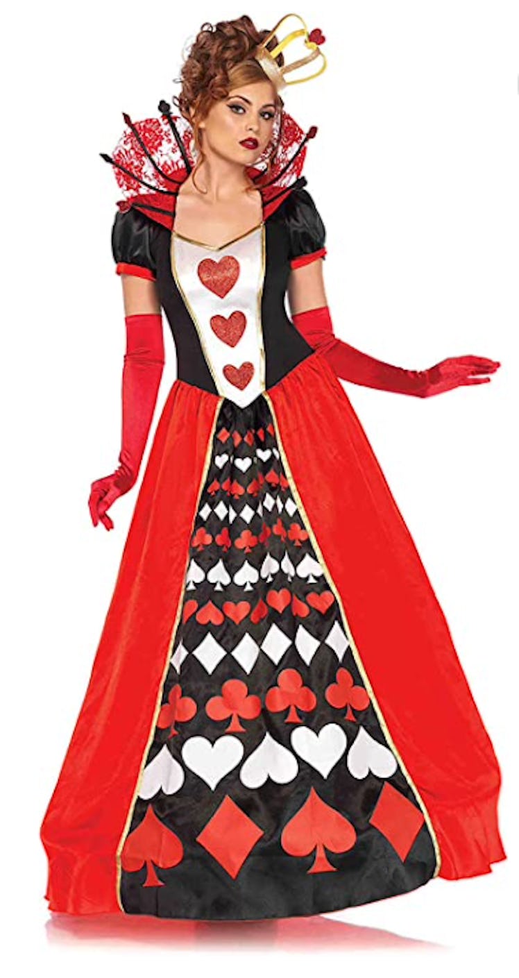 a red halloween costume idea isleg avenue queen of hearts costume