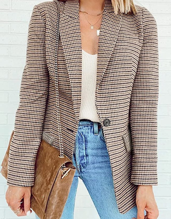 Asvivid Womens Casual Blazer