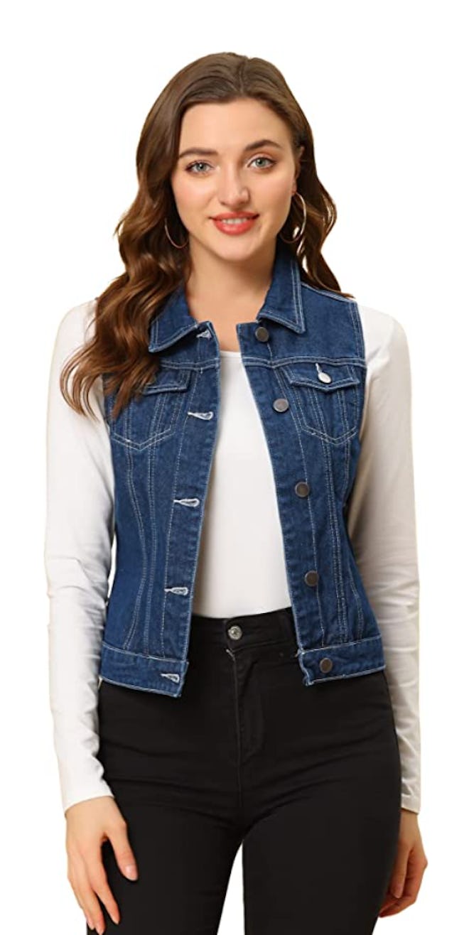 denim vest