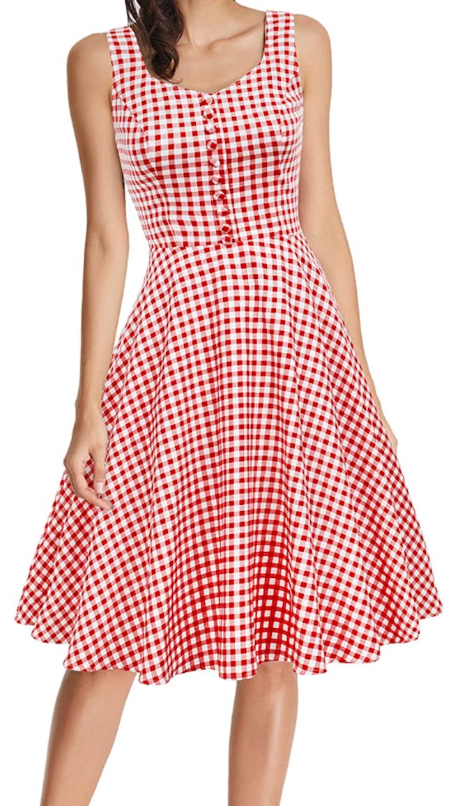 Belle Poque 1950s Retro Vintage A-Line Dress