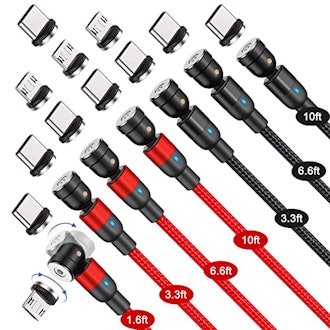 family pack of magnetic charging cables