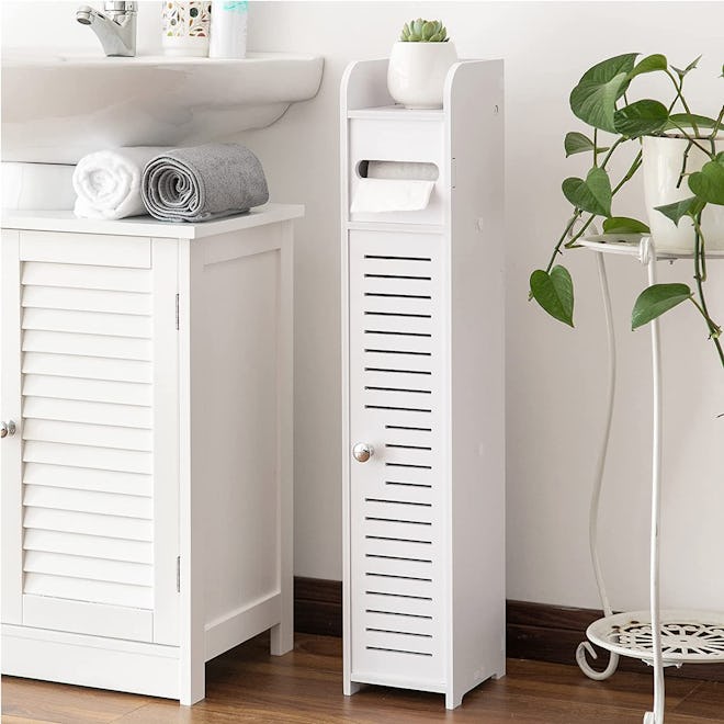 AOJEZOR Bathroom Storage Corner Cabinet