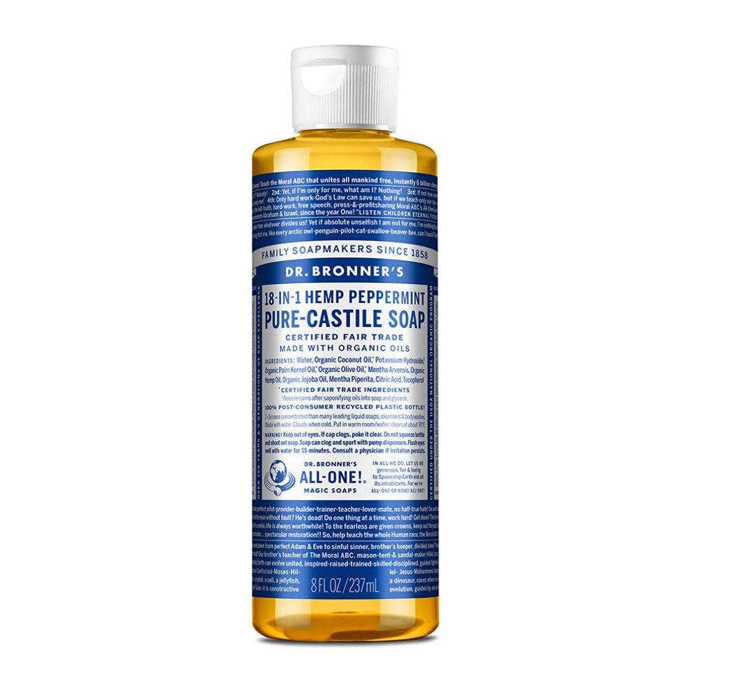 Dr. Bronner’s Pure-Castile Liquid Soap