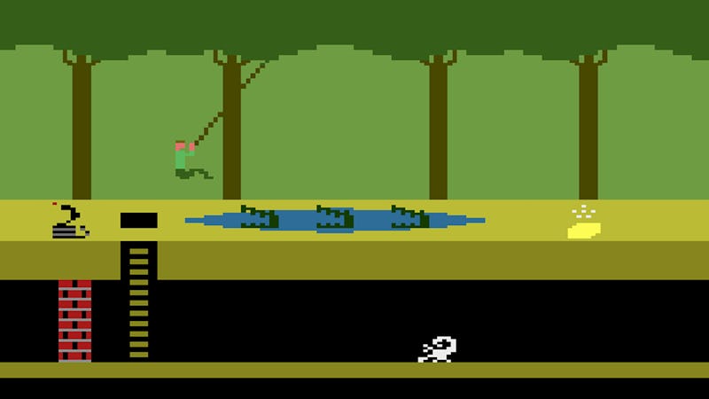 screenshot of Atari 2600 game Pitfall