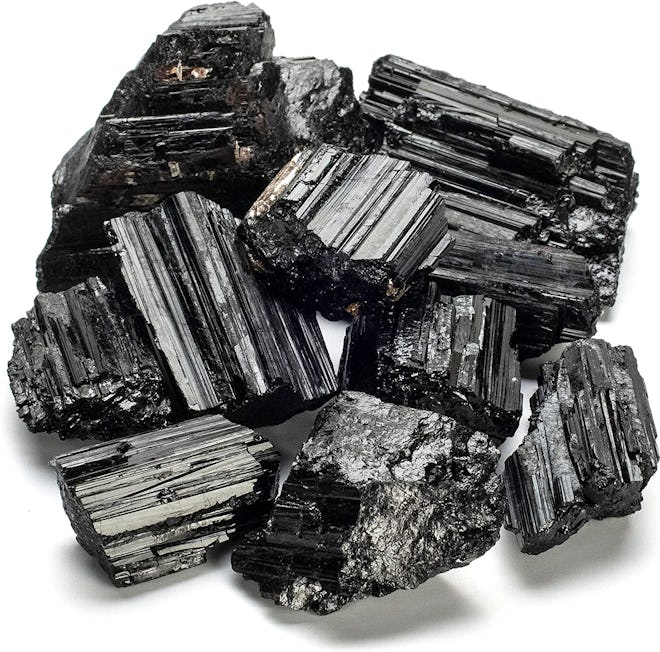 These black tourmaline crystals for confidence dispel negative energy and offer protection.
