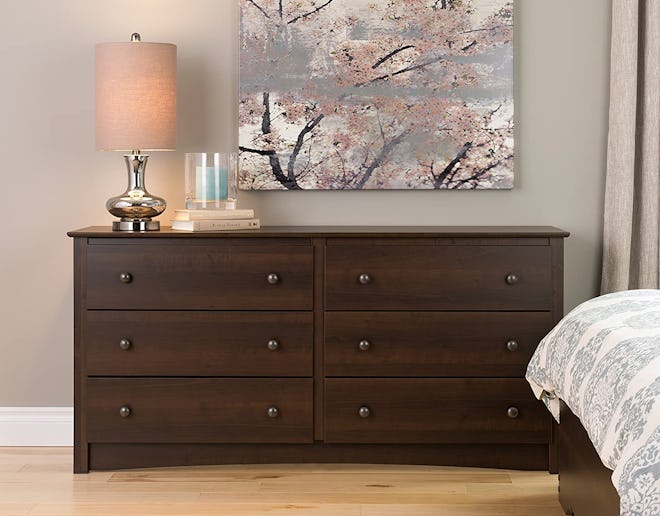 With six drawers and a manufactured wood construction, this Prepac Freemont model is one of the best...