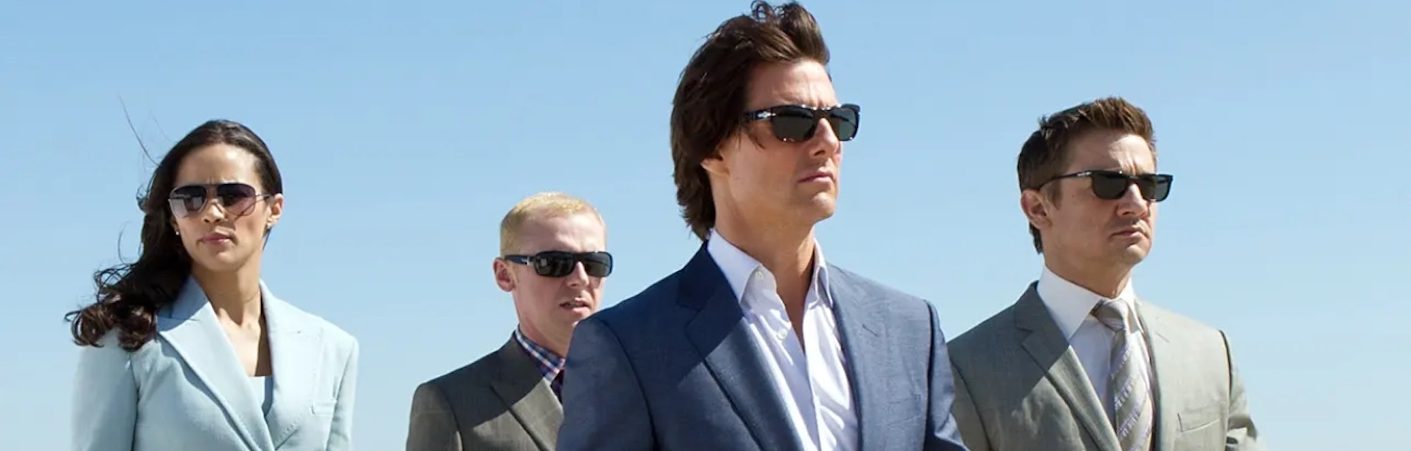Tom Cruise and Simon Pegg in Mission: Impossible – Ghost Protocol