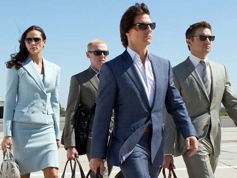 Tom Cruise and Simon Pegg in Mission: Impossible – Ghost Protocol