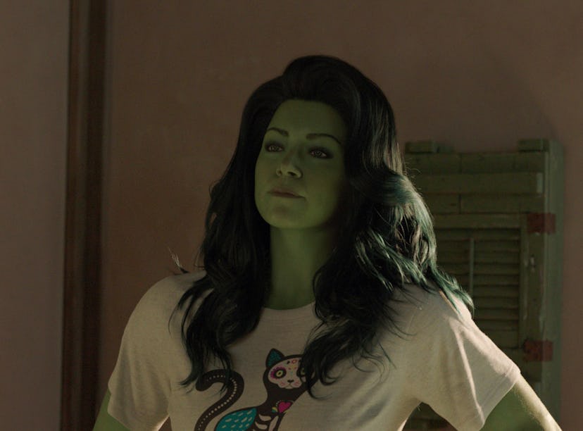 Tatiana Maslany as Jennifer Walters/She-Hulk in She-Hulk: Attorney at Law
