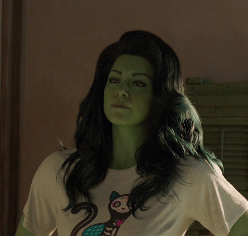 Tatiana Maslany as Jennifer Walters/She-Hulk in She-Hulk: Attorney at Law