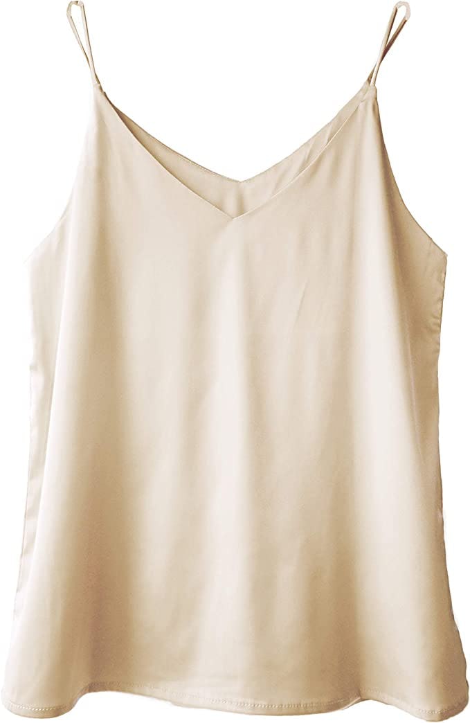 Wantschun Womens Silk Satin Camisole