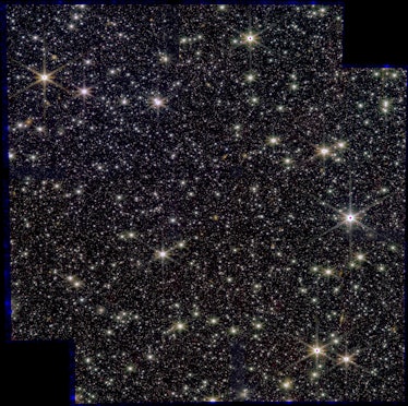color photo of stars in space