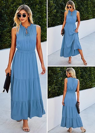 KIRUNDO Sleeveless Maxi Dress