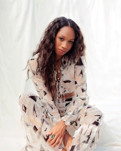Allyson Felix chats with Romper in a video interview about motherhood. 