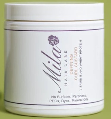 Mila Rose Defining Curl Custard w/Vitamin E and Wheat Protein for hair porosity