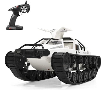 GoolRC Remote Control Modern Tank Car for Kids