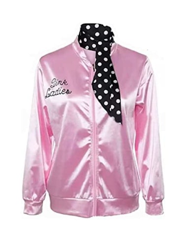 Pink Satin Jacket Cosplay Costume