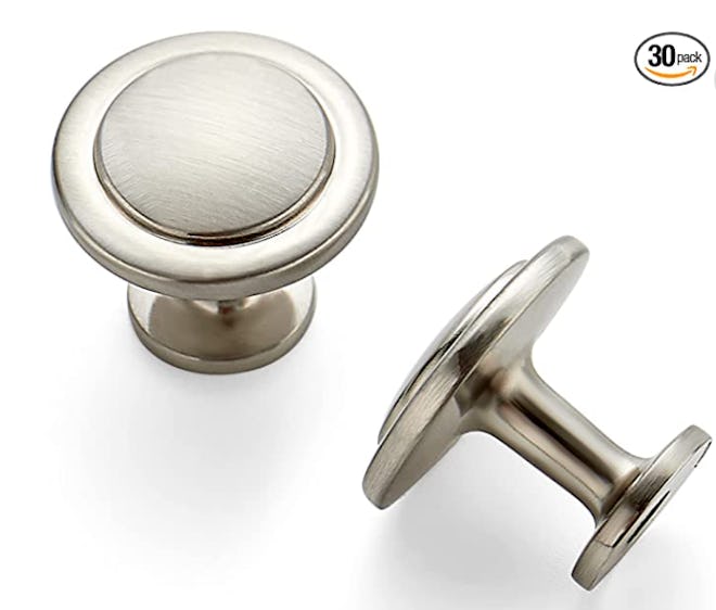 30-Pack 1½-Inch Knobs in Brushed Nickel