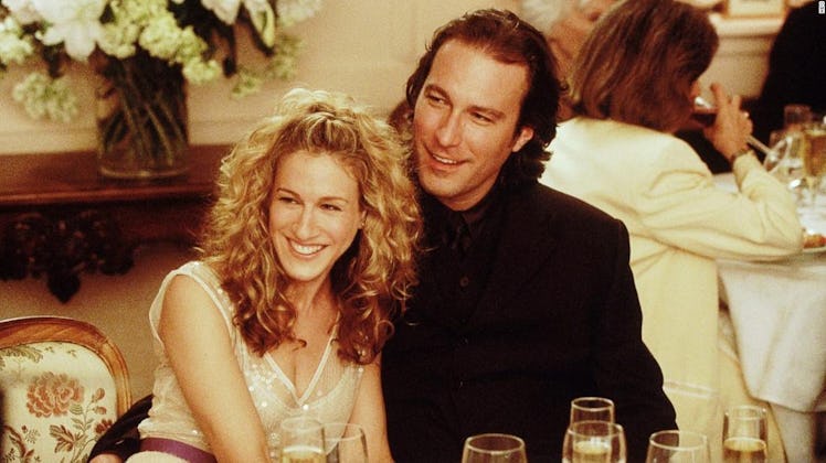Sarah Jessica Parker and Carrie and John Corbett as Aidan in 'Sex and the City'