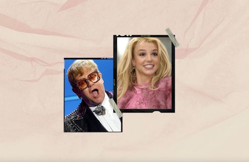 Britney Spears and Elton John's duet has a new release date. Photos via Getty Images