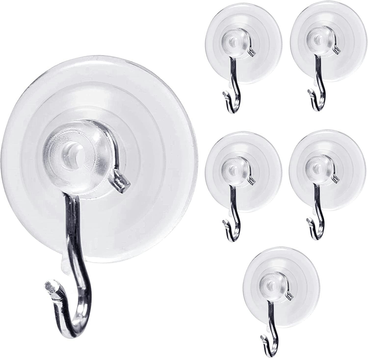 Holiday Joy Suction Cup Hooks (6-Pack)