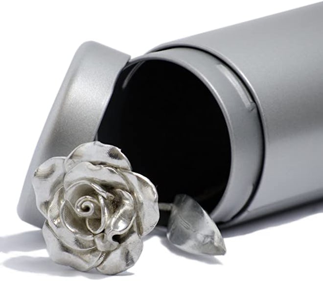 Tin Anniversary 10-Year Metal Rose