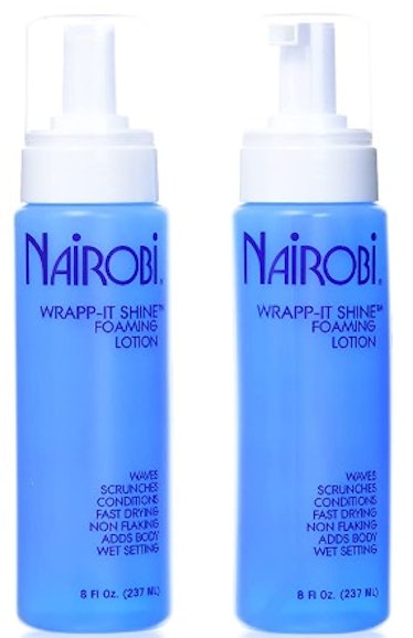 Nairobi Wrapp-it Shine Foaming Lotion for hair porosity