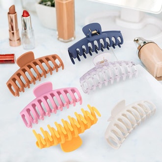 CENTSTAR Large Hair Claw Clips (12-Pack)