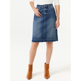 5 Pocket Denim Skirt