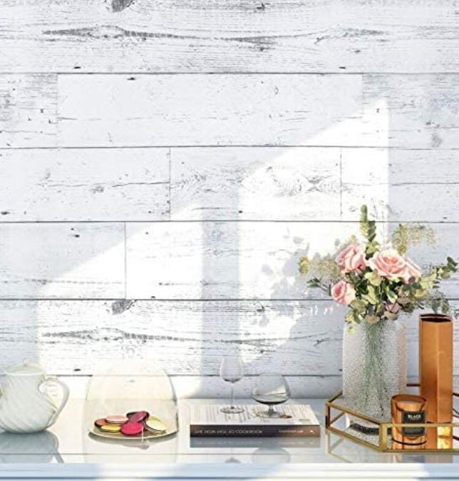 Peel and Stick Wood Plank Wallpaper