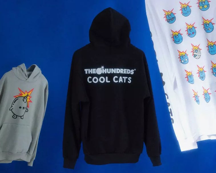 The Hundreds Adam Bomb Squad and Cool Cats NFT collection