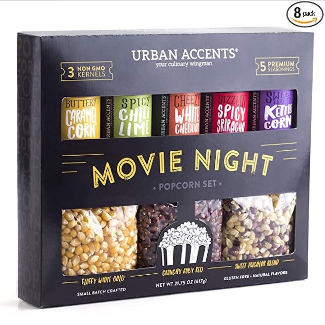 Movie Night Popcorn Kernels And Seasoning Variety Pack