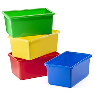 Prextex Toy Storage Bins (4-Pack)