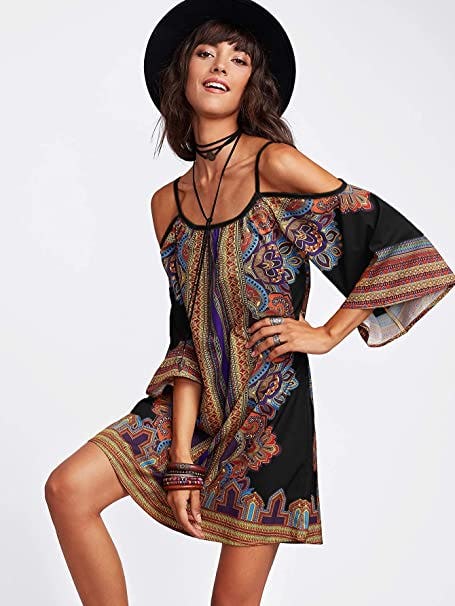 Milumia Geometric Tunic Dress