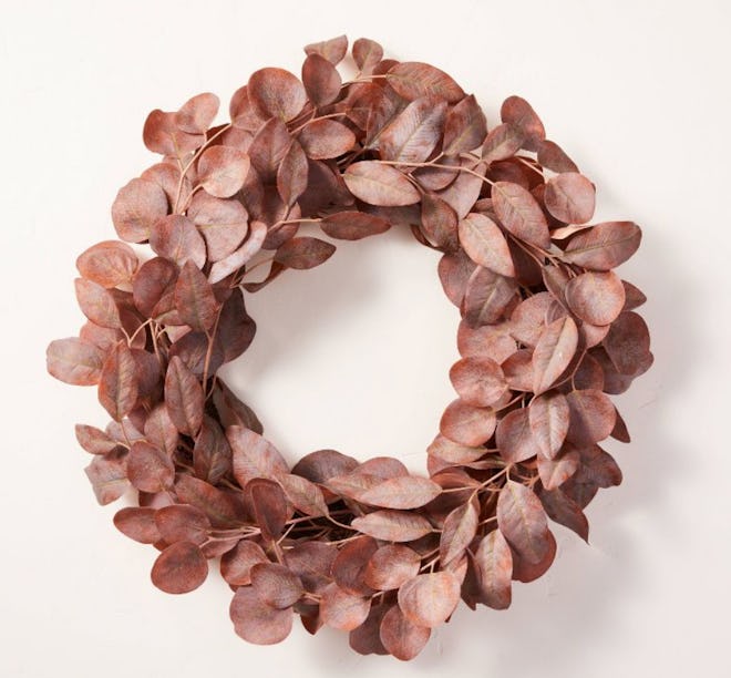 Faux Rusted Eucalyptus Wreath