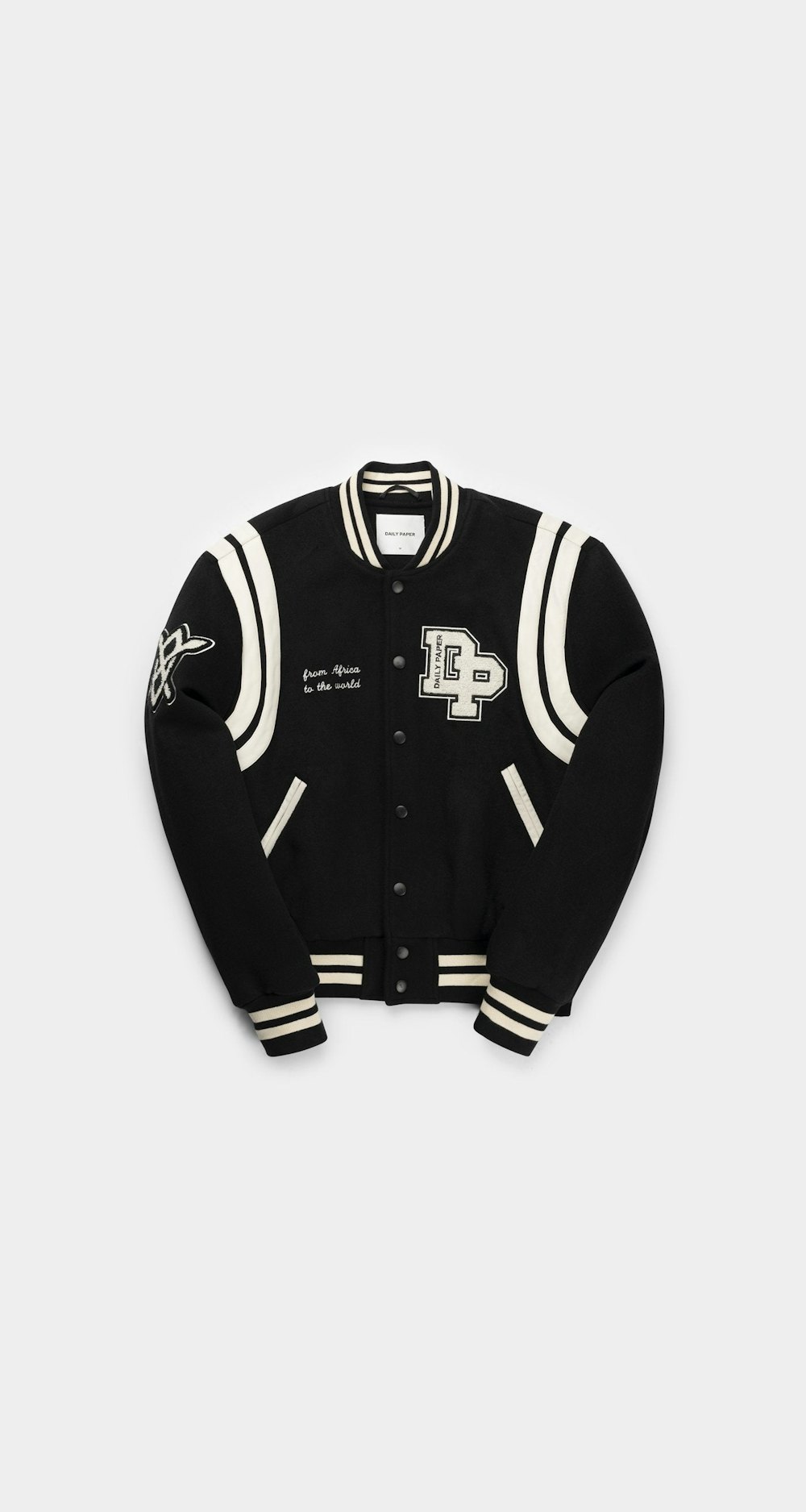 Black Hobe Varsity Jacket