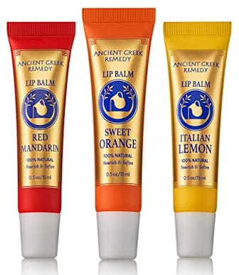 Ancient Greek Remedy Natural Lip Balm Set (3-Pack)