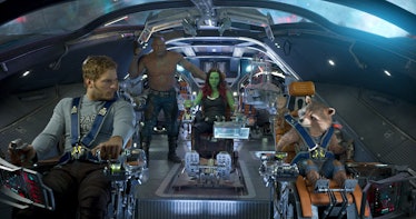 The Guardians of the Galaxy pilot the Benatar together in Guardians of the Galaxy Vol. 2
