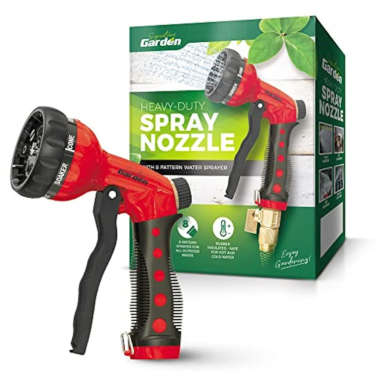 Signature Garden Heavy-Duty Water Hose Spray Nozzle