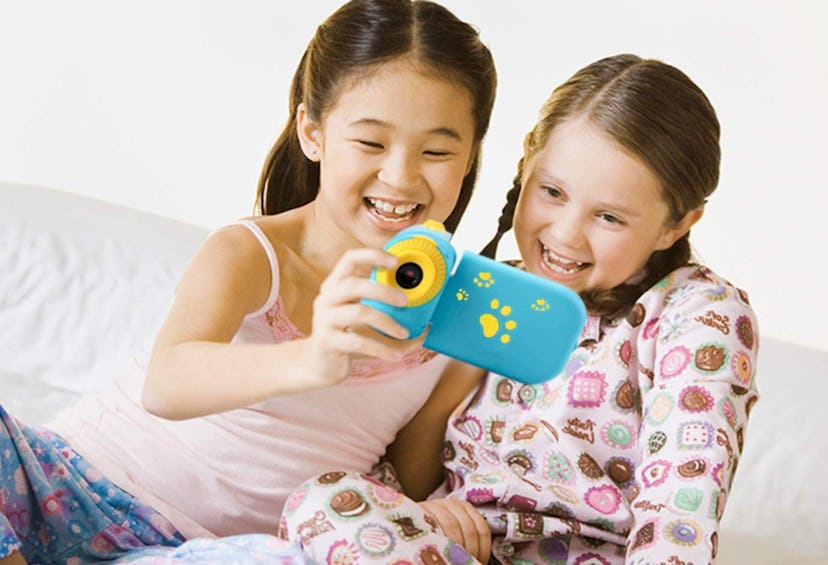 Blue and yellow ASIUR Kids' Video Camera
