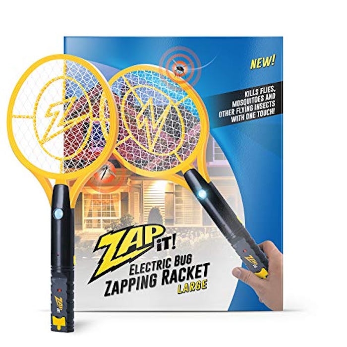 Zap It! Electric Fly Swatter Racket & Mosquito Zapper