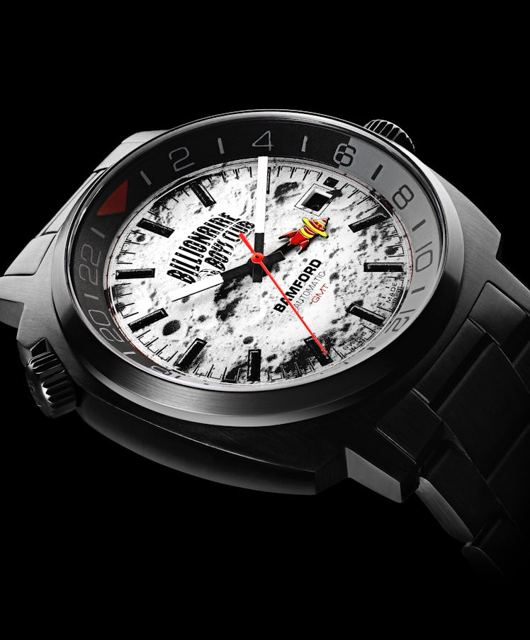 Billionaire Boys Club, vintage-inspired GMT watch made in collaboration with British watchmaker Bamf...