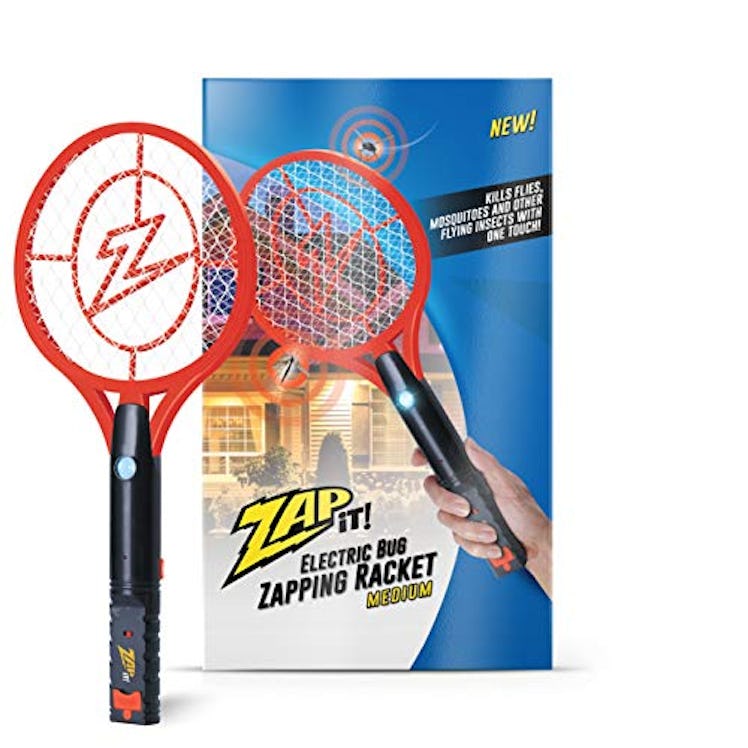 ZAP IT! Electric Fly Swatter Racket & Mosquito Zapper